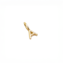 A ~ Alphabet Charm In Yellow Gold