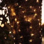 20M Solar Copper Wire Fairy Lights 200 Leds