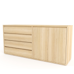 Naomi Cabinet Doors & Drawers - White Oak