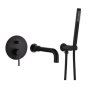 BTB015B- Blackened Brass Bath Mixer Set