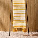 Chenille Throw Mustard