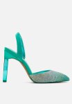 Jamila Slingback Court - Dark Green