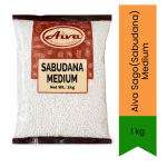 Tapioca Pearls Sago Medium 1KG Soft Chewy & Light Perfect For Puddings Bubble Tea & Desserts South Africa India Bazaar - 1KG
