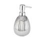 Wenko Soap Dispenser - Polaris Range Silver Riff - Ceramic