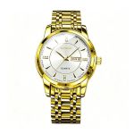 Luxury Gold-tone Waterproof Men's Stainless Steel Watch