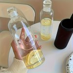Bpa-free Plastic Water Bottles With Time Markings: Leak-proof Lightweight Hand-wash Only Round Design For Climbing 16.91OZ 23.67