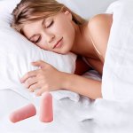 Pair 2 Pcs Polyurethane Slow Rebound Foam Earplugs Noise Cancelling For Sleeping Napping Travel & Work - Washable Soft Ear Plugs