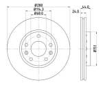 Stone Brake Disc Front BR14066