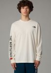 M Ls Tee Varsity Graphic - White Dune Qli