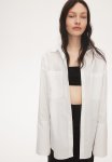 Oversized Poplin Shirt - White