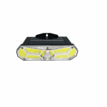 Ashcomonline Solar Powered 126 Cob Sensor Light Pistol Flashlight