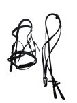 Keiffer Black Cavesson Bridle With Web Reins Pony Size A30.22