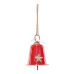 Red & Gold Steel Christmas Bell 26CM
