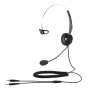 Calltel T400 Mono-ear Noise-cancelling Headset Dual 3.5MM Jacks