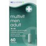 Clicks Multivit Men Adult 18-45 60 Tablets