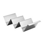 Zs - Taco Holder Stand Stainless Steel Taco Rack With Handles 3PCS Set