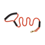Rope And Leather Lead Coral - Rope Dog Leash