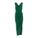 Bottle Green Cowl Bon Bon Dress