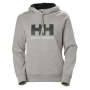 Women's Hh Logo Hoodie - 949 Grey Melange / XL