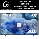 Samsung Q8F 4K Ui One Vision Ai Smart QLED TV - 55 Inch 2025 Model