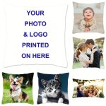 1PC Customized Pet Photo Commemorative Pillow Christmas Commemorative Gift Dog Pillow Cat Dog Commemorative Gift Single-sided Pr