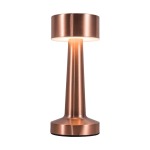 Turret Dimmable Rechargeable Table Lamp - Copper