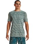 Men's Ua Seamless Radial Short Sleeve - Opal Green XL