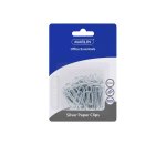 Marlin Silver Paper Clips 33MM 100S Blister Card