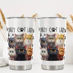 Cat Lover Tumbler – Crazy Cat Lady CTUM1