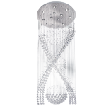 Stainless Steel With Crystals Light Fitting 11 X 50W GU10 Not Included