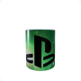 Playstation Green Logo D-mug