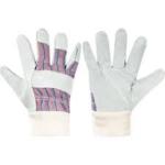 Chrome Leather Rigger Glovesknitted Wrist Sz 10