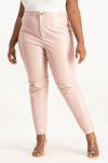 Esme Faux Leather Pants - Blush - XL Blush