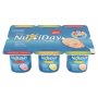 Danone Nutriday Low Fat Smooth Strawberry Mixed Fruit & Banana Yoghurt 6 X 100G