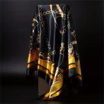 Chic 89.92CM Square Scarf For Women - Lightweight Sun-protective & Windproof Shawl With Trendy Prints - Perfect For Travel & Eve