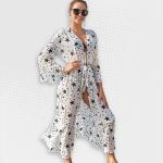 Women's White Sky Beach Cover-up