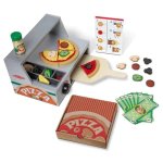 Melissa Top & Bake Pizza Counter Wooden Play Food