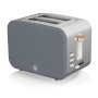 Swan Nordic Slate Grey 2 Slice Toaster SNT2G