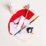 Make Your Own Christmas Felt Banners Kit Assorted - Santa