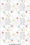 Personalised Gift Stickers - Round