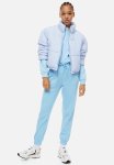 High-waisted Joggers - Light Blue