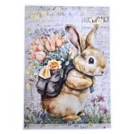 Deco Print Paper Bunny With Backpack A3