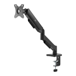 Volkano Full Motion Single Monitor Desk Mount - Steel Series - 17 - 32