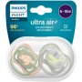 Avent Ultra Air Soother Boy 6-18m 2 Pack