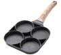 Generic 4 Holes Aluminum Crepe Pan Pan 2 L Capacity Aluminium Non-stick Induction Bottom