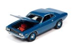 – 1:64 1970 Dodge Challenger R t Bright Blue Poly – Pro Collector Storage Tin