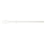 Inspire Curtain Rod Kit D28 White Extendable From 160CM - 300CM Includes Brackets And Finals