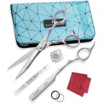 Olivia Garden Drycutpro Offset Scissor With Case & Sleek Razor