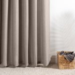 Sorrento Taped Unlined Curtain - Truffle - 270 X 218CM