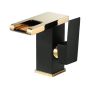 Bathroom Sink Faucet With Temperature - Sensing LED Lights - Black Gold